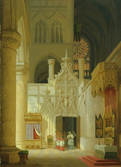 Chiesa gotica, 1831 da Max Emanuel Ainmiller